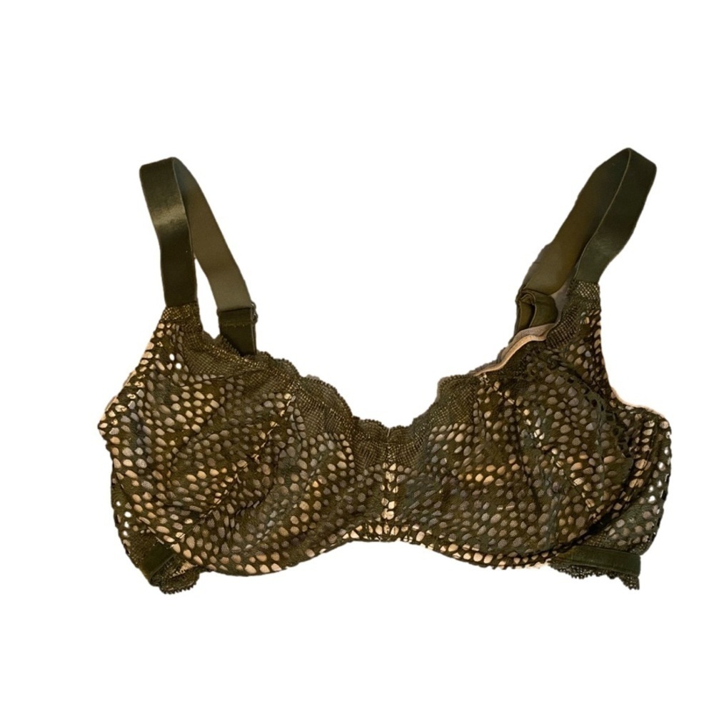 Victoria’s Secret Very Sexy Scoop Neck Green‎ Bra Size 34D